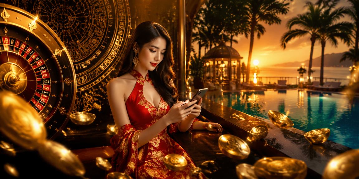 Bàn roulette trong không khí lễ hội tại Nha Trang sôi động về đêm